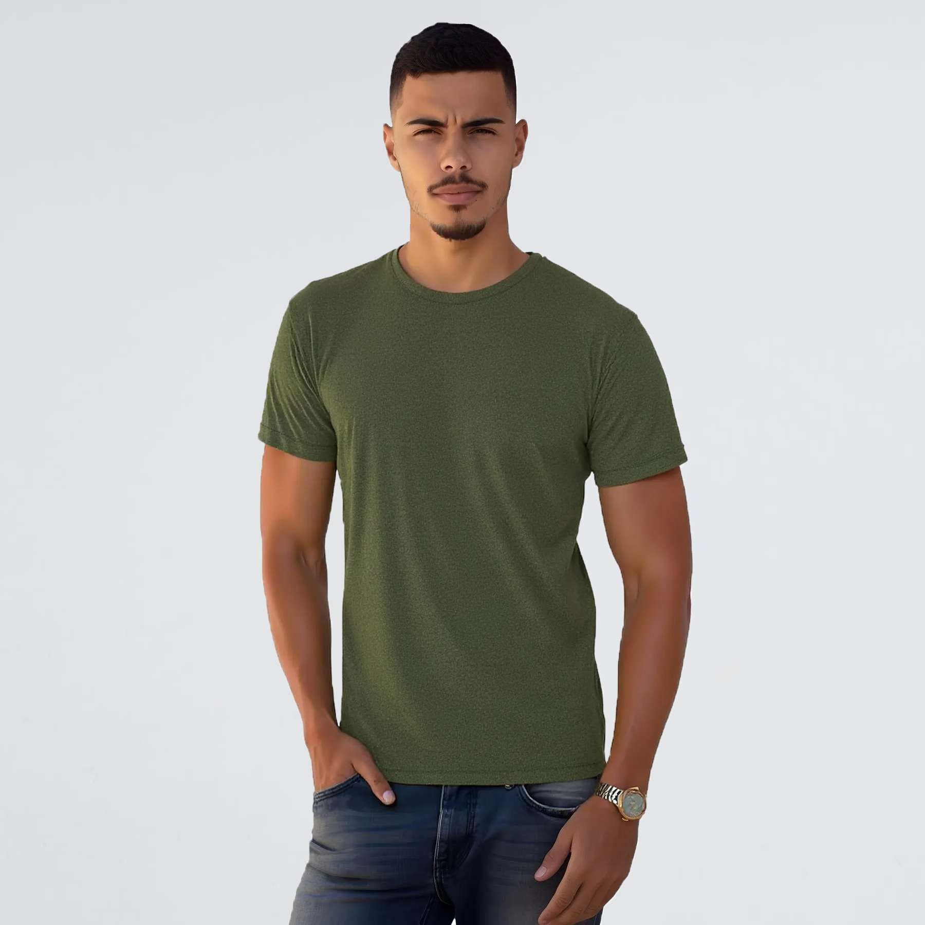 6060-Milatry Green Heather